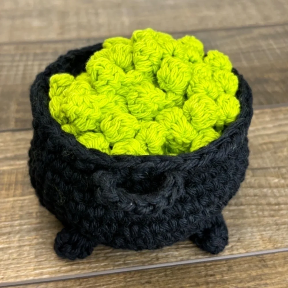 Hand Crafted halloween cauldron